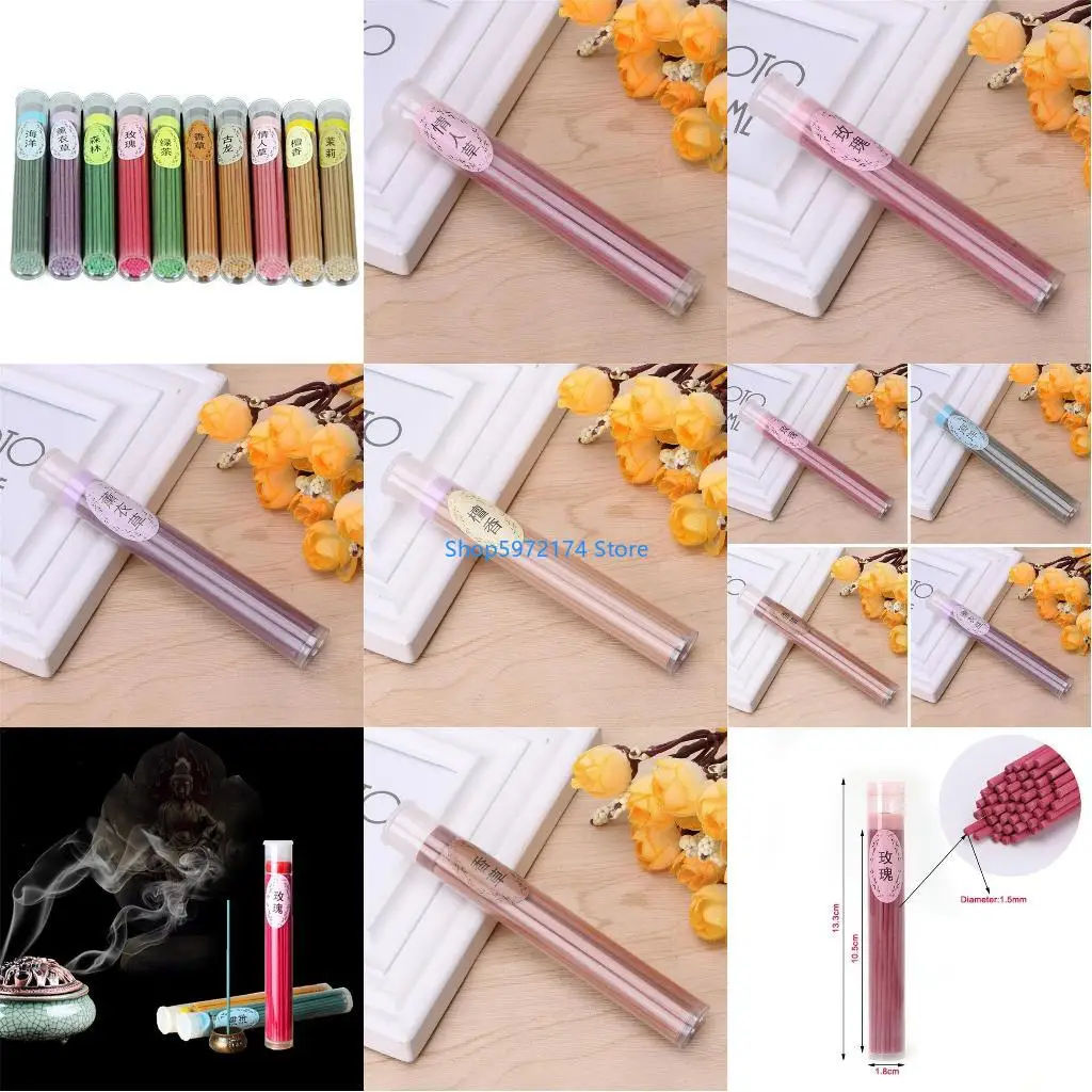 Y3NB 50 Sticks Incense Church Temple Meditation Peace Incense Ornament for Buddies Holy Church Praying Decoration Gifts