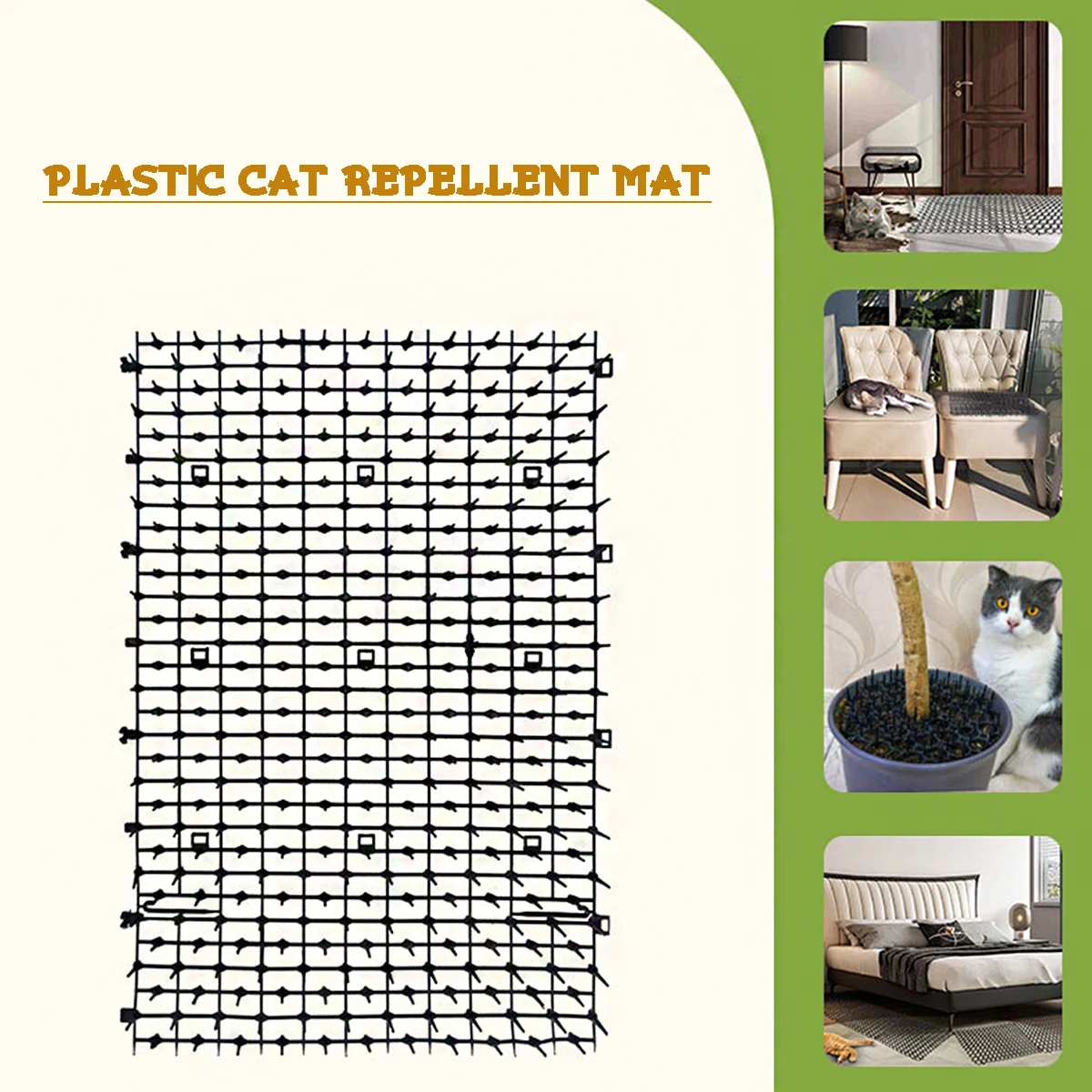 30 * 100 cm Mata dla psa i kota Plastikowa odstraszacz-kolecPolipropylenowa mata odstraszająca zwierzęta Mata przeciw kotom Narzędzia ogrodowe do