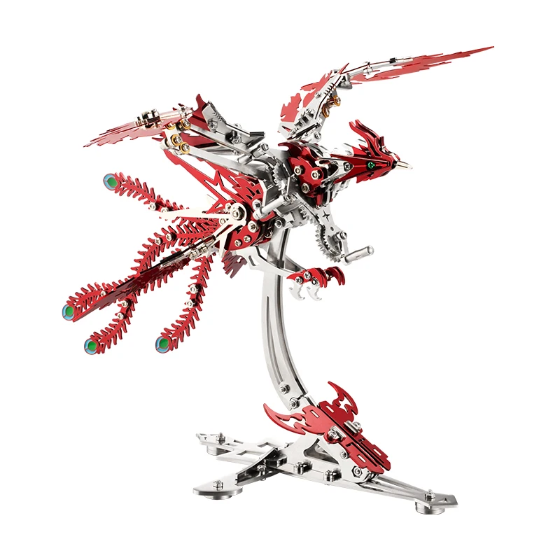 

Mechanical Phoenix Metal Model kit DIY Assembly Toy for Children 3D Puzzle Punk Jigsaw Puzzles for Adults Kids Gift