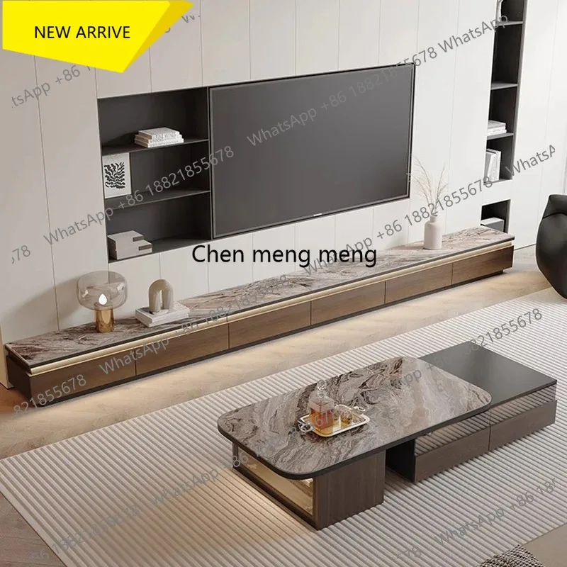 G153 Wohnzimmer Nordischer Couchtisch Regal TV-Ständer Mobile Display-Schubladen TV-Tisch Designer-Aufbewahrung Möbel Replikamöbel