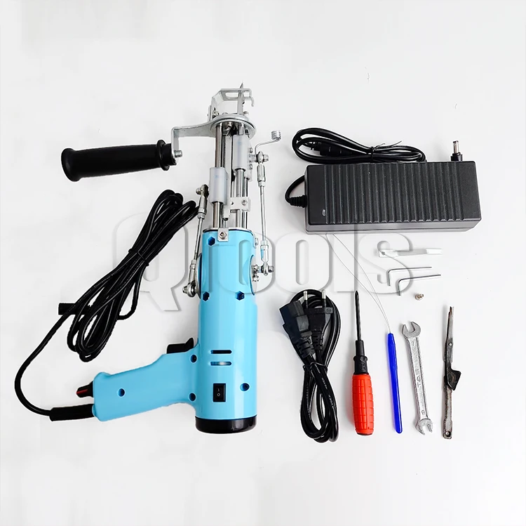 Carpet Tufting New Upgrade 2 in 1 Loop Cut Pile Electric Carpet Weaving Flocking Knitting Rug Gun