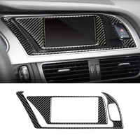 Carbon Fiber Car Interior Console Dashboard GPS Navigation NBT Screen Frame Cover Trim For Audi A4 S4 RS4 B8 8K A5 S5 RS5 8T 8F