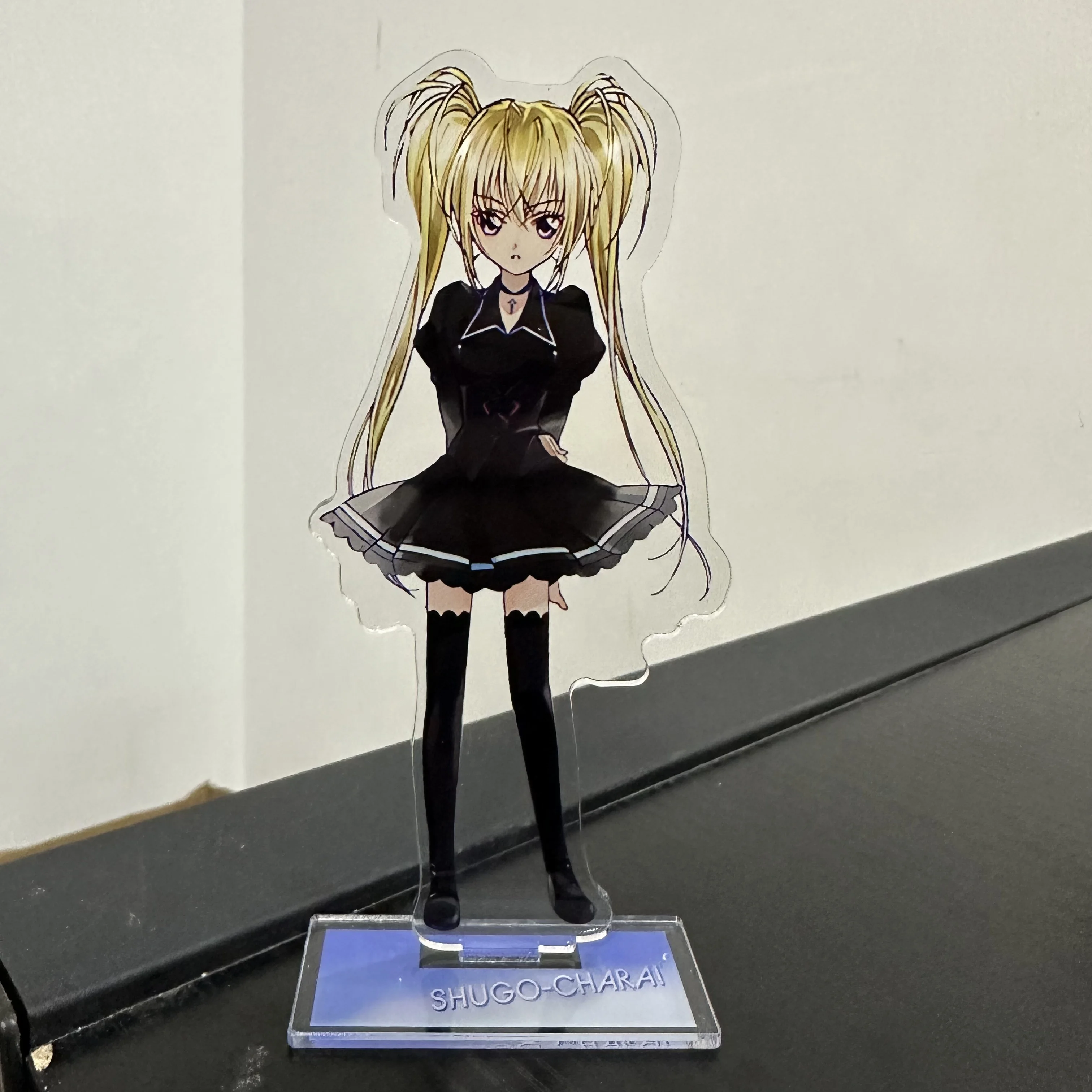 15CM Anime Shugo Chara Figures Hinamori Amu Tsukiyomi Ikuto Cosplay Acrylic Stand Model Plate Desk Decor Standing Sign Toys