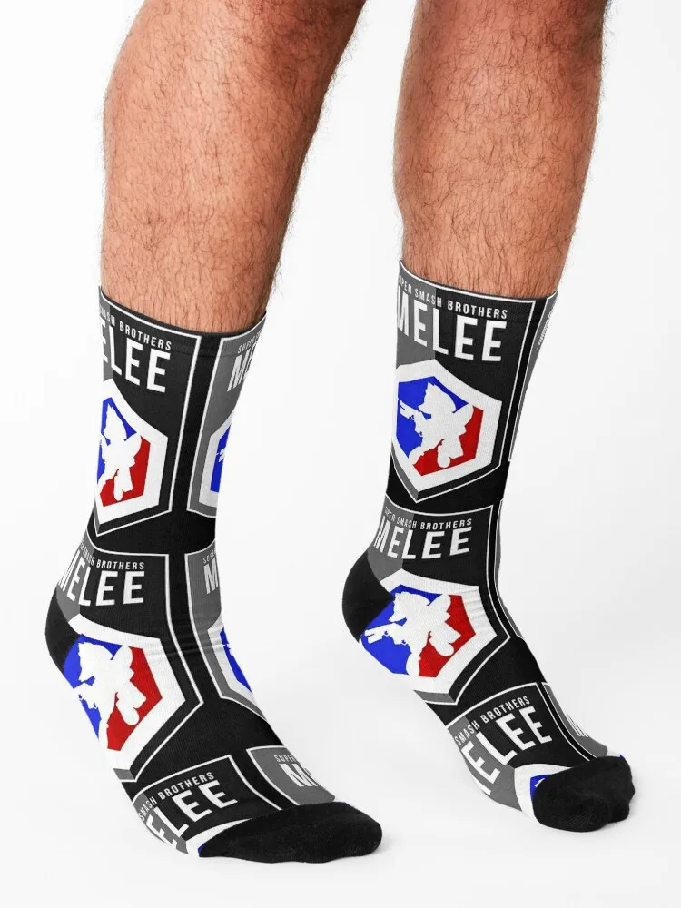 Smash Melee Socks winter thermal bright garter valentine gift ideas custom Socks Male Women's