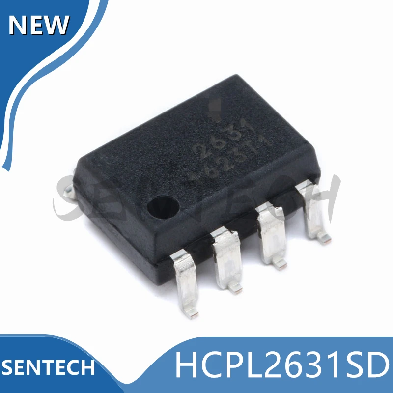 10Pcs/Lot New Original HCPL2631SD SOP-8 Optical coupler chip