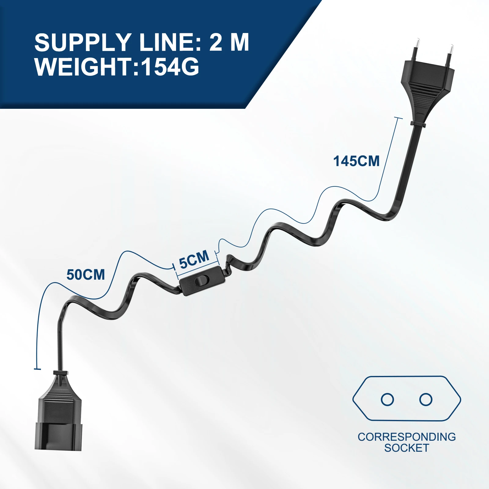 Enchufe de Extensión Estándar  - Kitchen Appliances Extension Cord reseña y precio