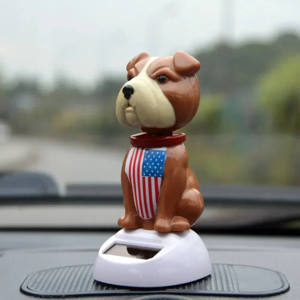 Hot New Solar Energy Car Interior Ornaments Animal Doll Figurine Sway Shake Model Car Dashboard Decoration Funny Holiday Gifts