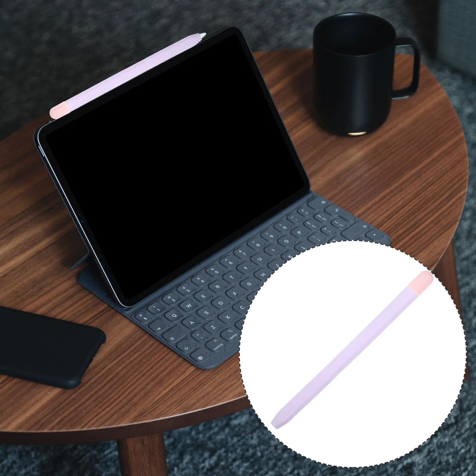 

High-Quality Silicone Stylus Pen Sleeve Protective Cover with Anti-Skid Surface Compatible with Apple Pencil 2 Stylus Pen Holder