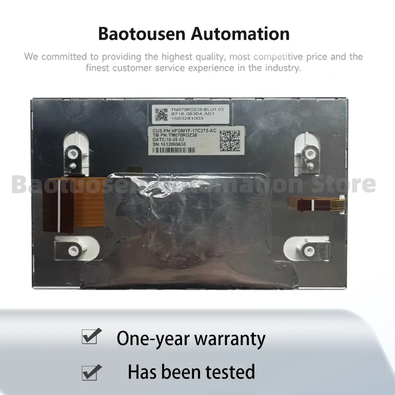7-inch LCD screen is suitable for 2014-2016 Mazda 3 TM070RDZ38 GPS navigation