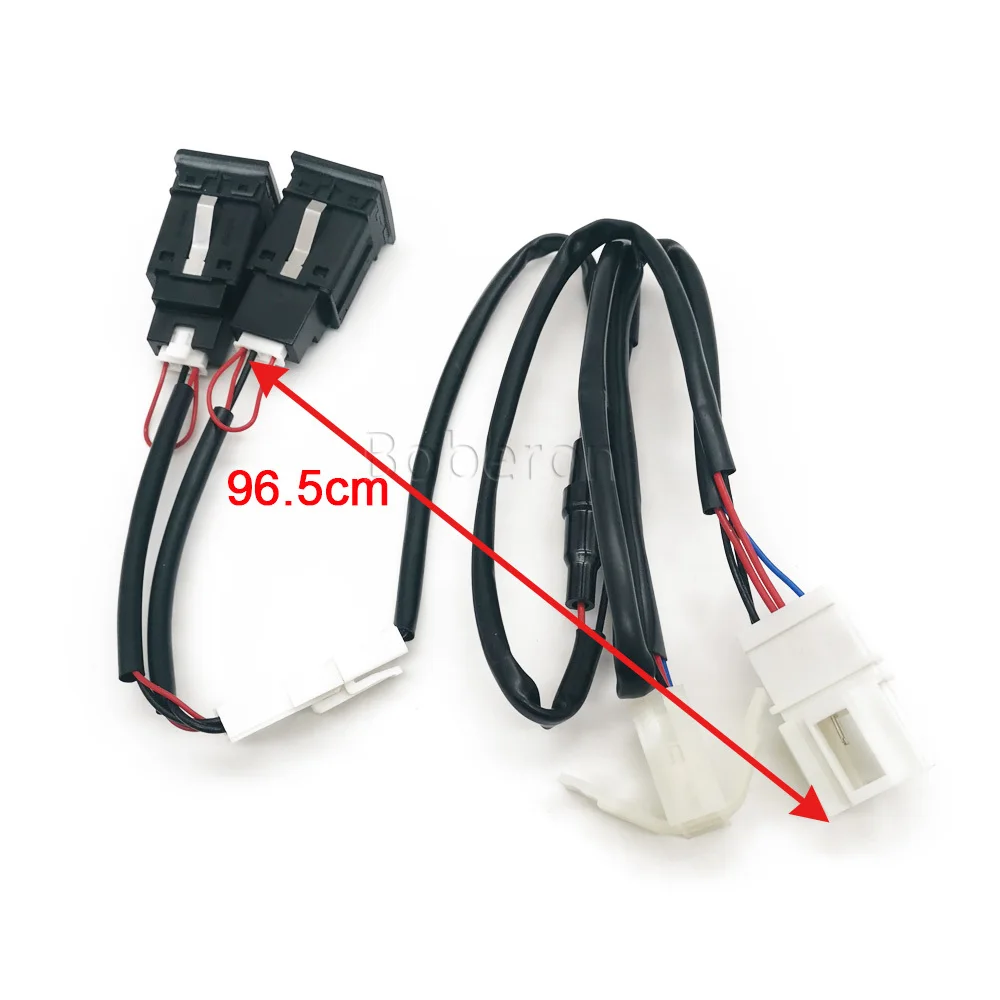 Red LED Quick Car Charger Socket 12V/24V Dual QC3.0 USB Charging Outlet Power Adapter Type C PD Fit for VW Golf 5 6 view 3
