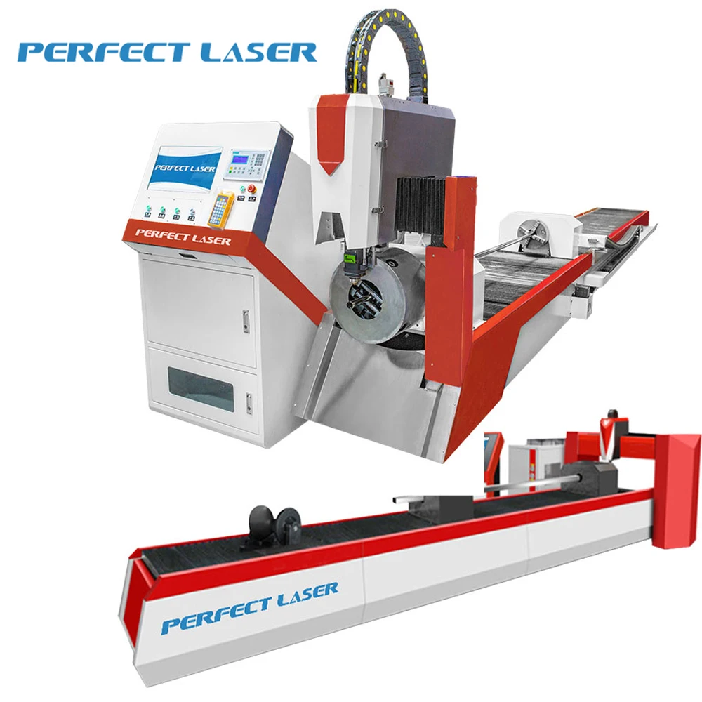 Perfect Laser 6000W Cnc Sheet Metal Tube Pipe Fiber Laser Cutting Machine For Metal Sheet Stainless Steel