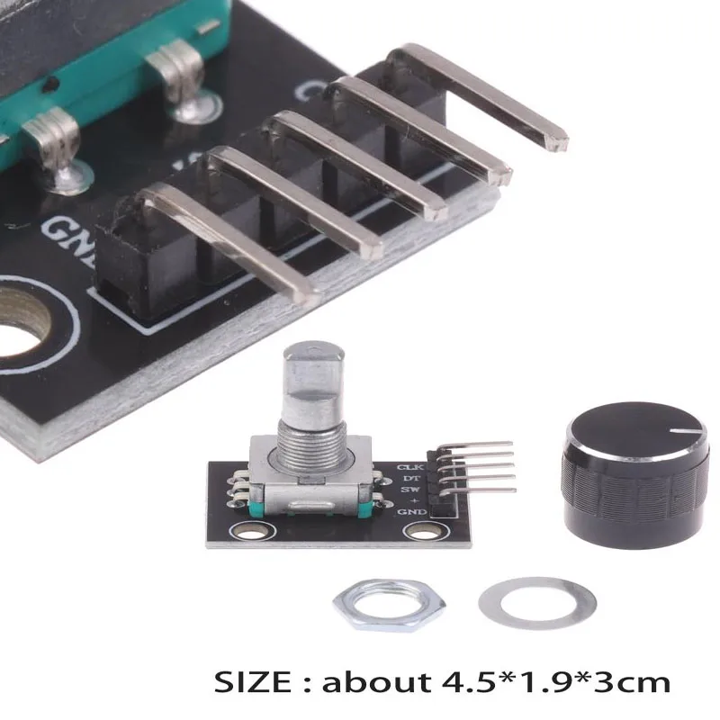 1/2/3Set KY-040 360 Degree Rotary Encoder Module With Push Button 20 Pulse 5VBrick Sensor Modules For  Or DIY Electronics