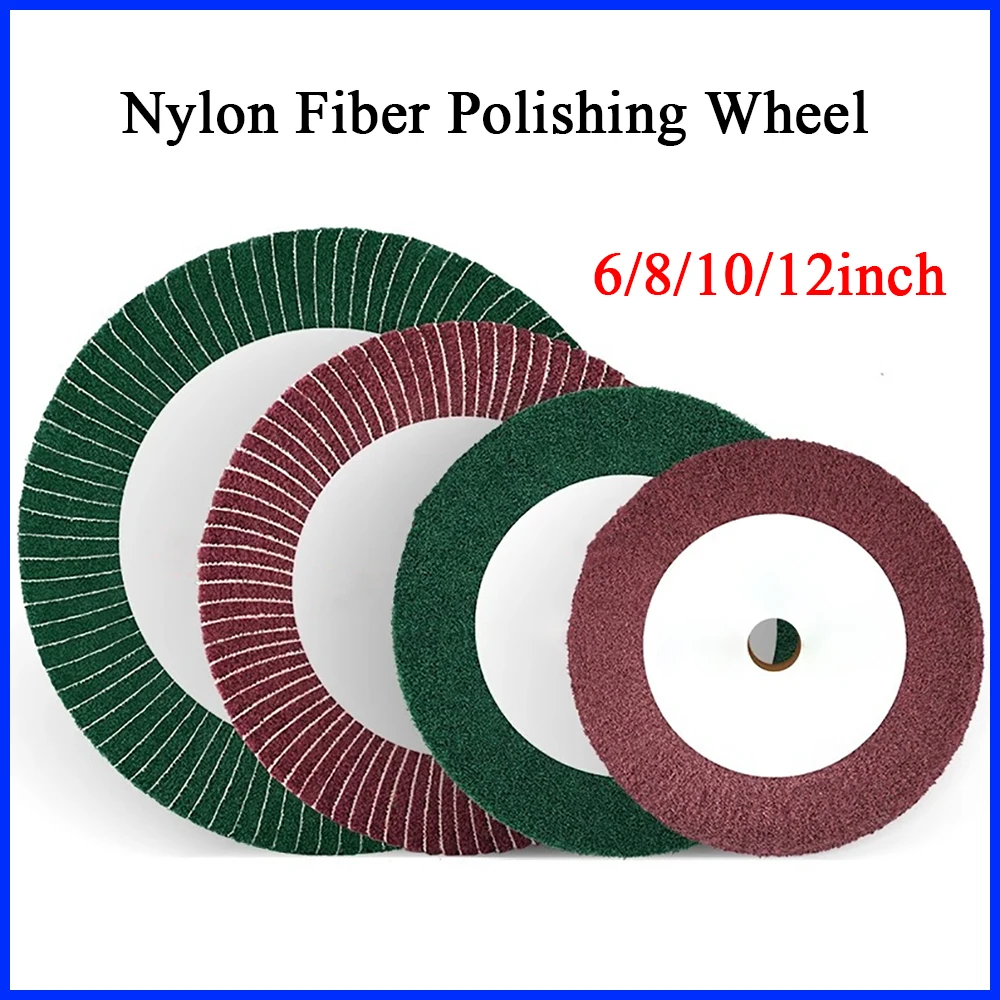 

1Pcs Nylon Fiber Flap Disc Polishing Wheel Abrasive Buffing Grinding Discs for 6 Inch Angle Grinder Deburring and Rust Removal