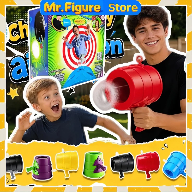 AIRZOOKA Air Cannon Fun Prank Toy Air Blaster Creative Tricky Toys Stress Relief Toys Collectible Model Toy Children's Day Gifts