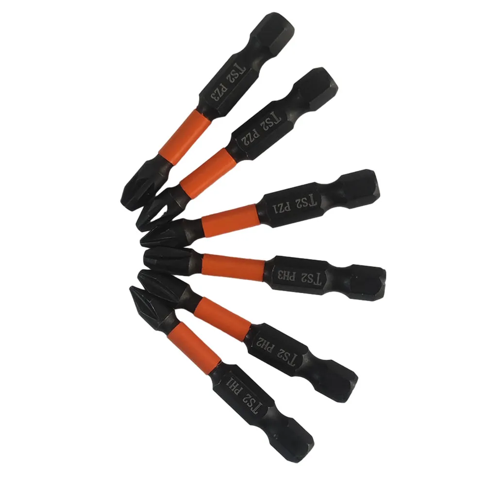 50mm 1/4 Hex Drill Bit Magnetic Screwdriver Bits PH1 PH 2PH3 PZ1-PZ3 Cross Herramientas De Mano Mechanic Ferramentas Repair