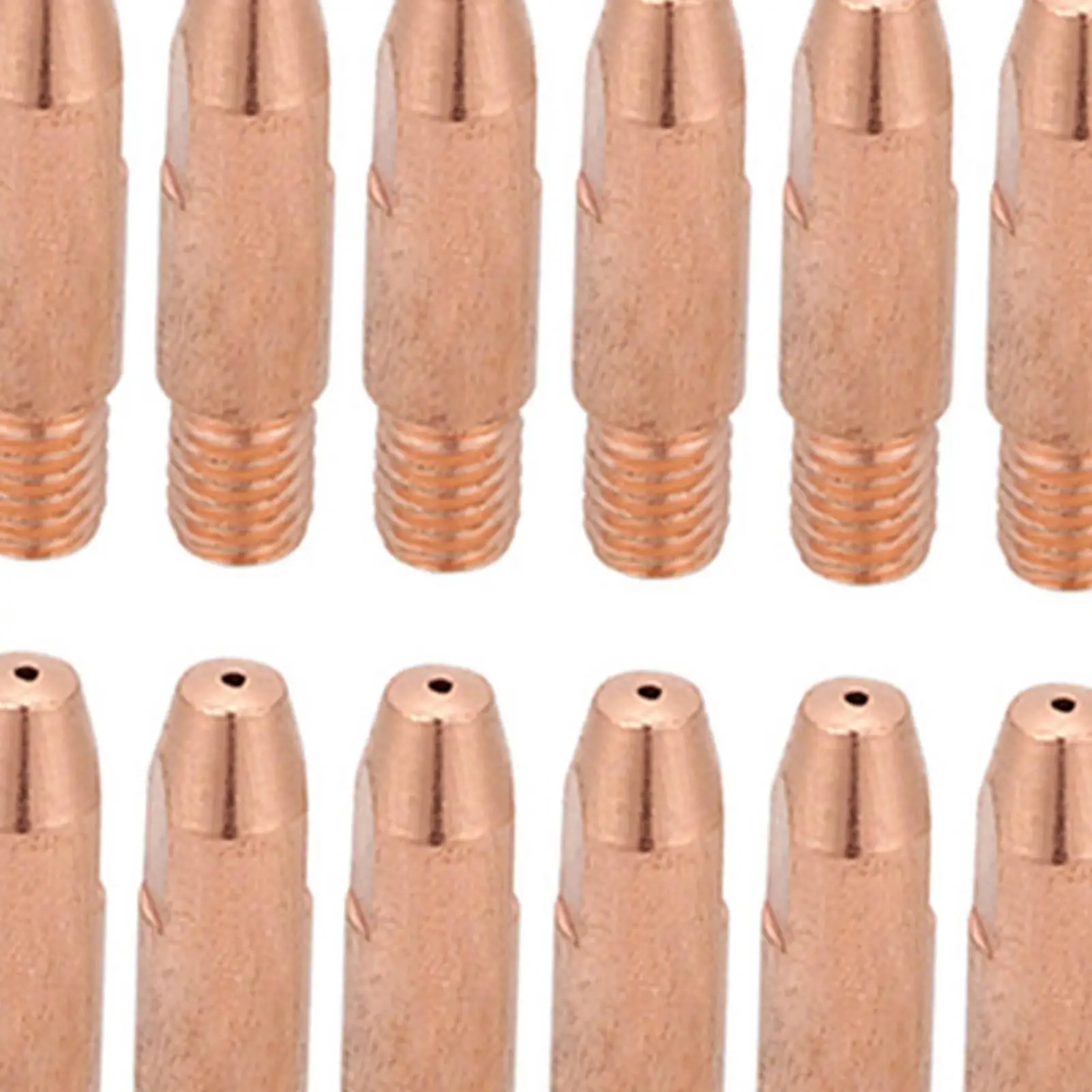 20Pcs M6 Copper Contact Tips for binzel 24KD MIG/MAG Welding Torch - Sizes 0.8/1.0/1.2mm