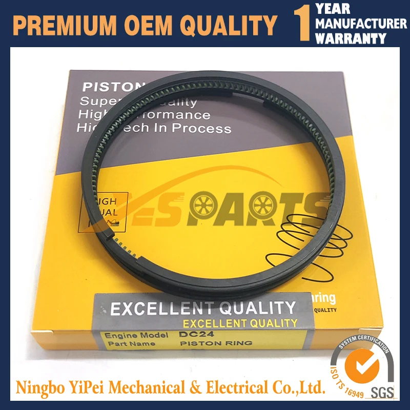 

1PC Piston ring for Daewoo Doosan DC24 Engine Forklift Truck 86mm*2+2+2+5