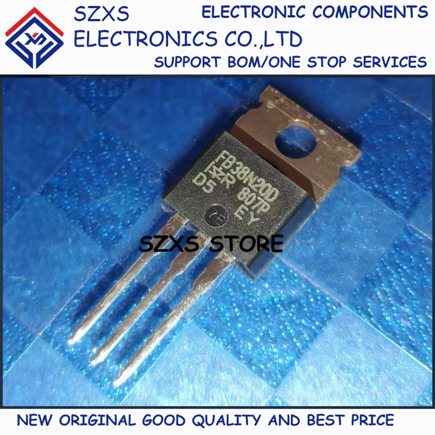 

New Original 10Pcs FB38N20D IRFB38N20DPBF TO-220 200V 44A MOSFET Field Effect Transistor In Stock Good Quality