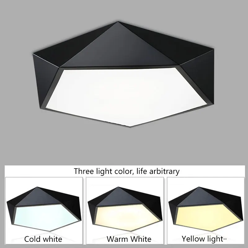 Modern LED Round Ceiling Lights Remote Control   lamps Surface Mounted fixture for Living Room Home Indoor decorative