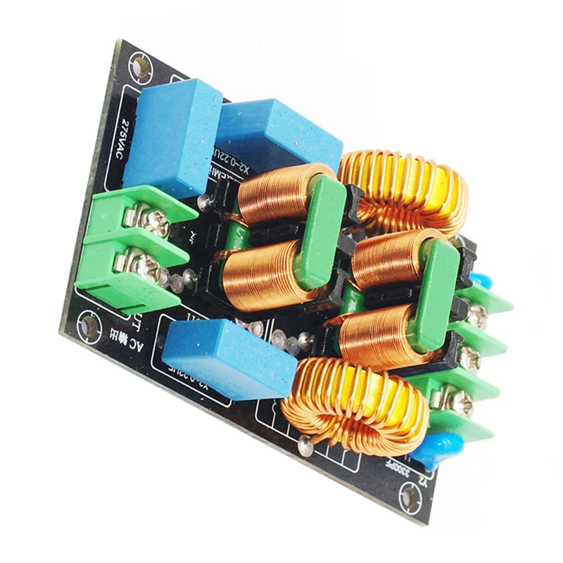 CS-EMI Power Filter Board Audio Amplifier Power Supply Filter Common Mode High Current Electromagnetic Hifi Audio