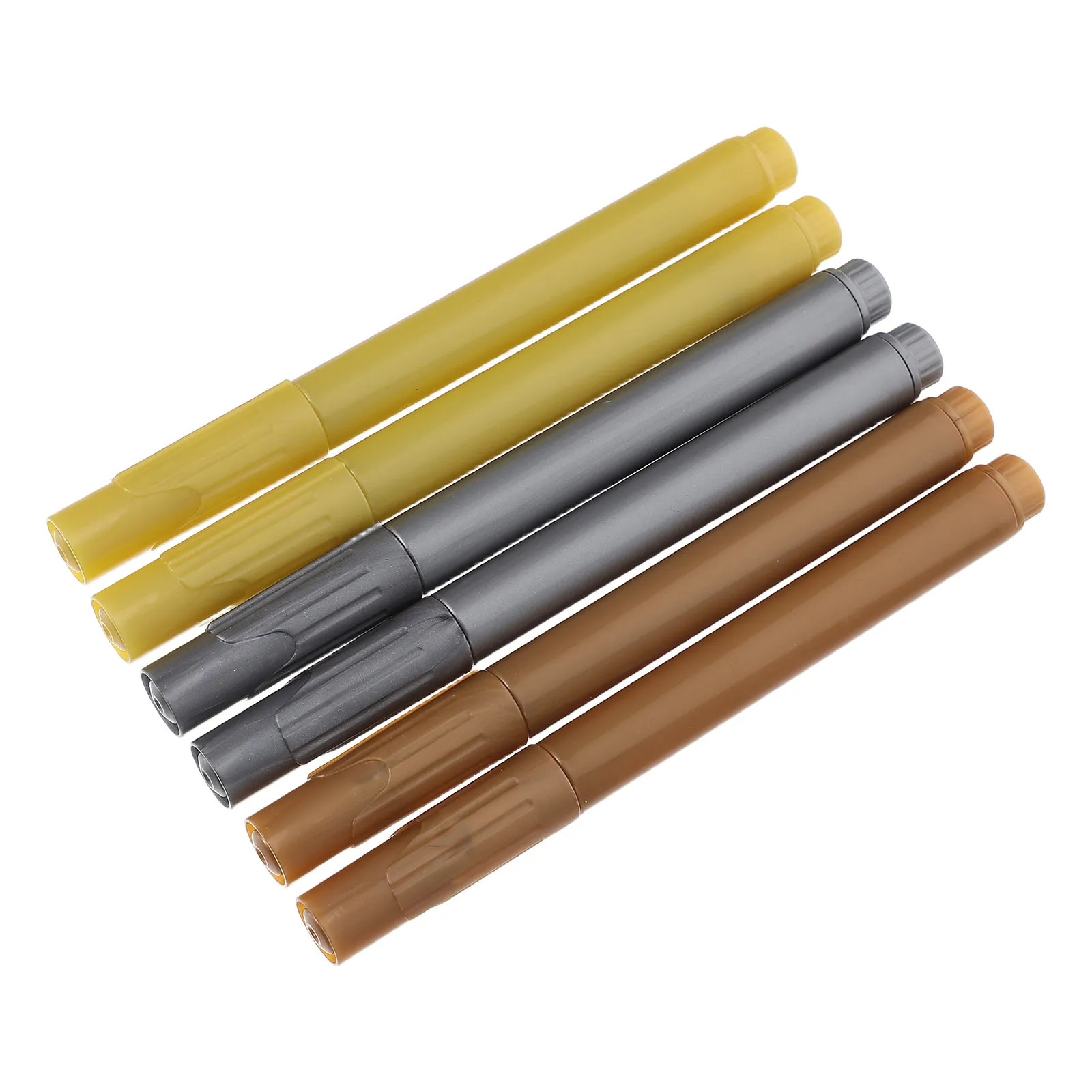 6Pcs Tombstone Marker Pen Professional Memorial Inscription Marker Quick Drying Waterproof Stone Paint Markers for Grave Letter