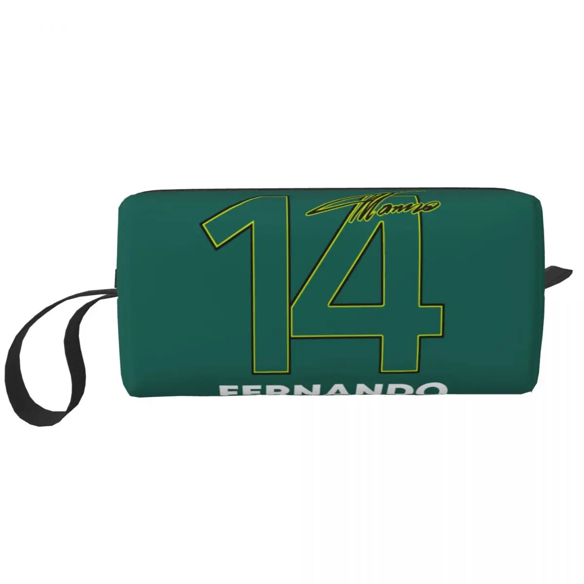 Alonso Motor Racing Makeup Bag Women Travel Cosmetic Organizer Fashion Fernando Number 14 Storage Toiletry Bags