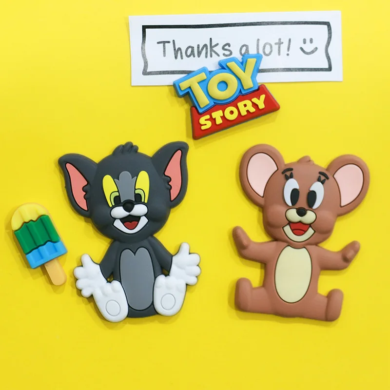 18Pcs Cartoon Tom and Jerry Set Girls Women Shoe Charms DIY Hole Shoes Detachable Buckle Garden Shoes Accessories Festival Gifts