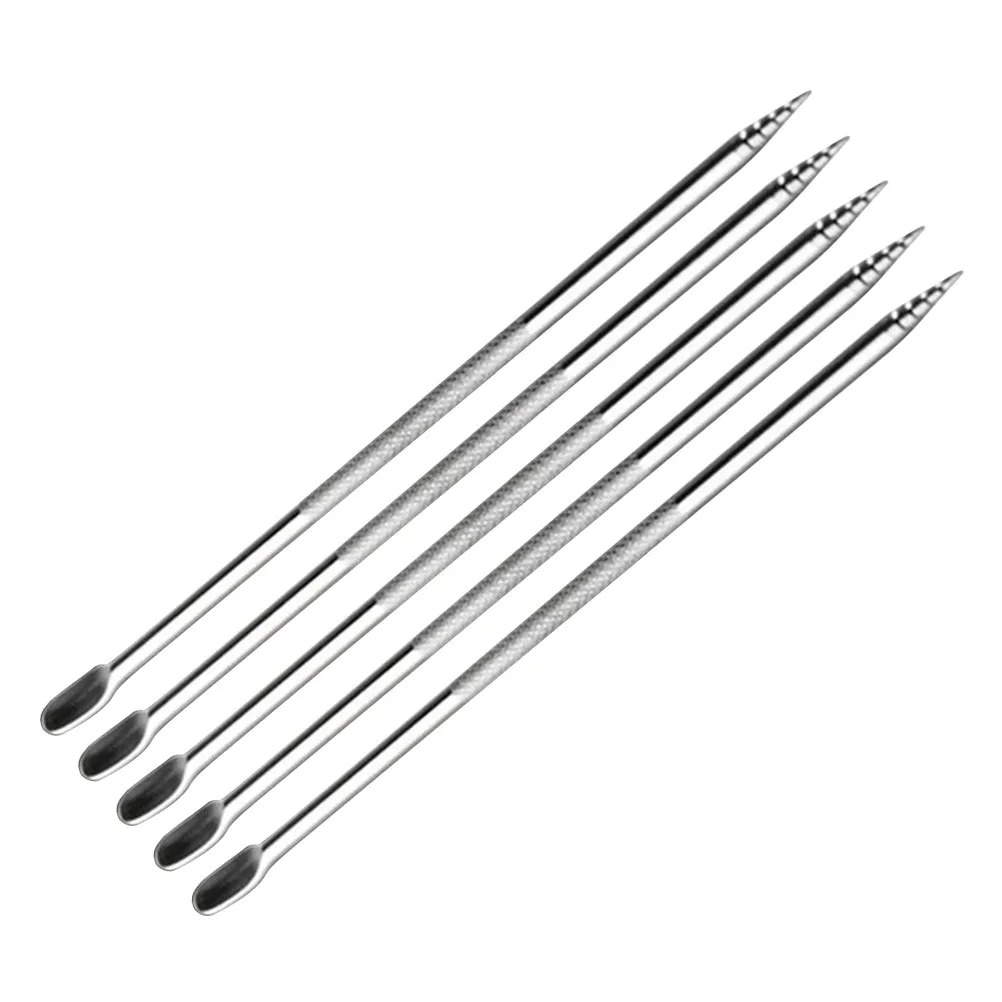 1Pcs 14Cm Stainless Steel Coffee Latte Art Pen Spiral Tip for Beautiful Foam Patterns Grade Cappuccino Flower Pin Coffee