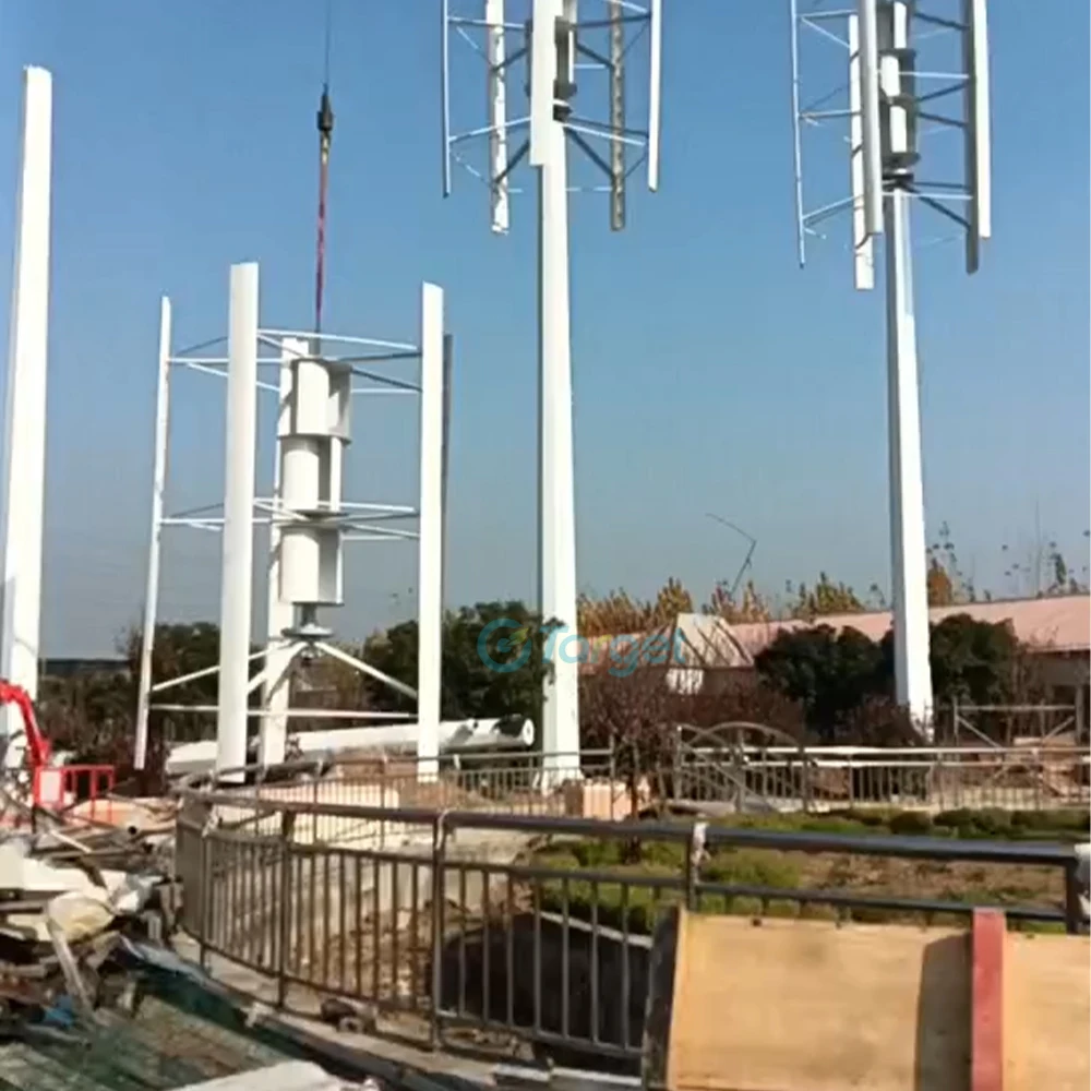 Free Energy 5000W Wind Power Turbine 12V 24V 48V 20KW Vertical Axis Home Use Windmill Low Noise Generator