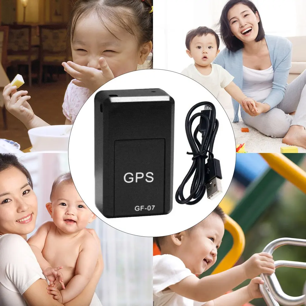 Mini Locator GF-07 Car Tracker GPS Locator Sound Alarm Real Time Tracking Magnet Adsorption SIM Inserts Message Pets Anti-lost