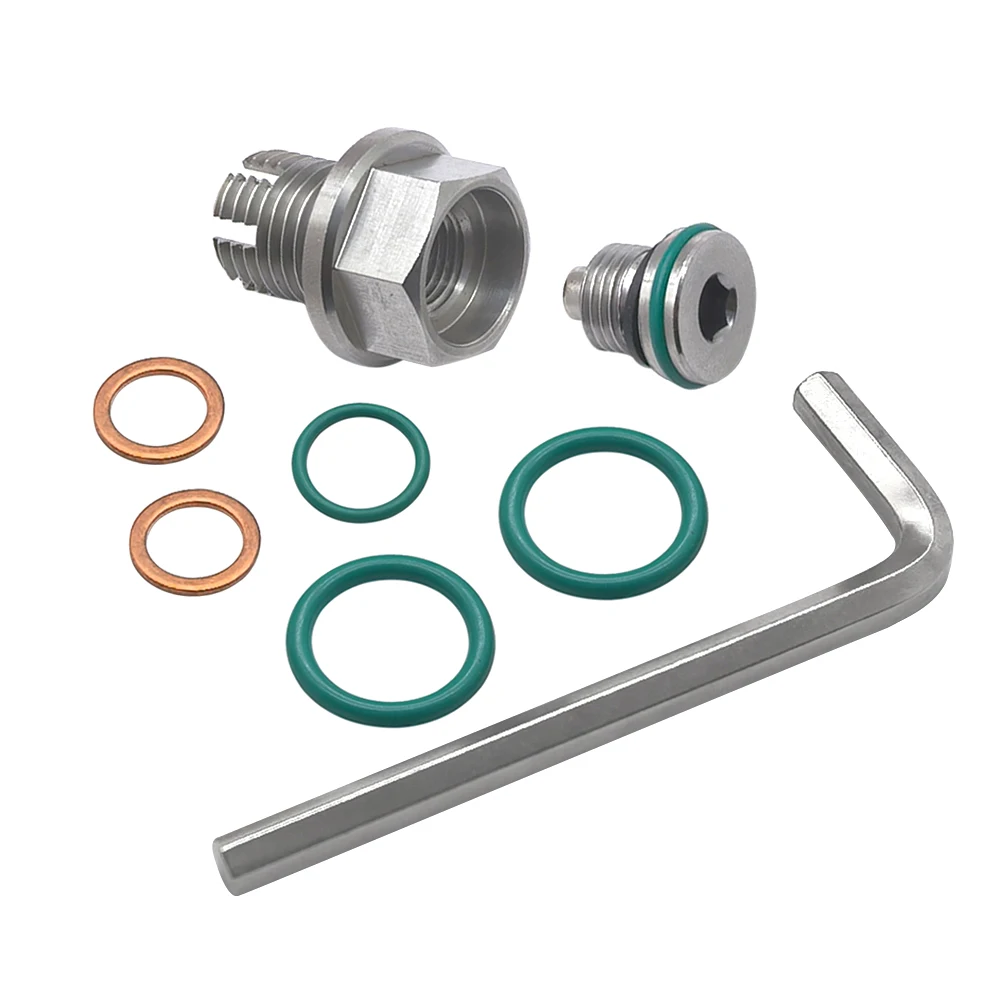 Auto-Zubehör M14x1.5 Edelstahl Selbstschneidendes Magnetisches Übergroßes Auslassventil Ölwanne Gewindereparatur-Set