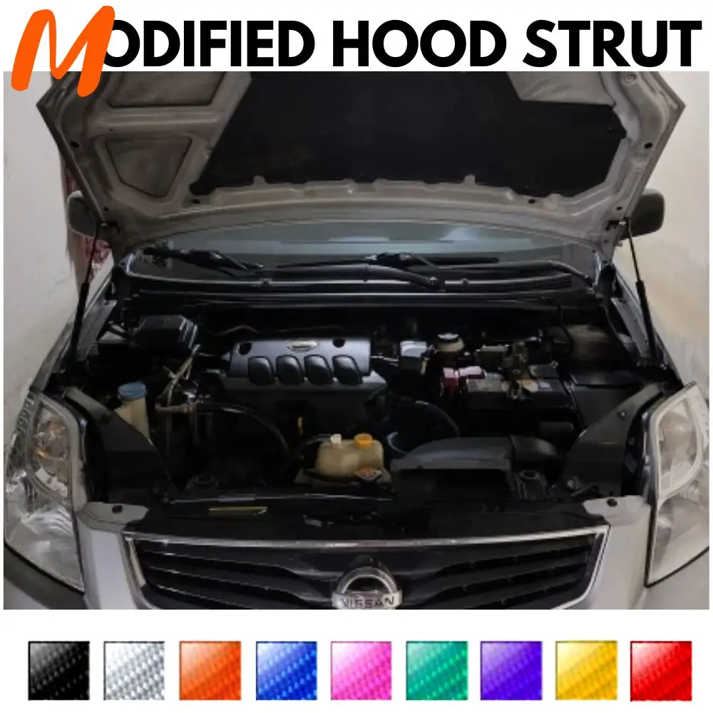 

Front Hood Struts for Nissan Sentra B16 6th generation 2006-2012 Shock Lift Supports Bonnet Gas Dampers Springs No-Drill