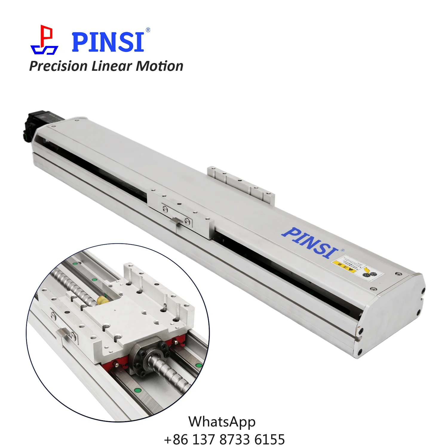 

PINSI High Precision Semi-Enclosed Ball Screw Sliding Table Single Axis Stage Linear Module Actuator