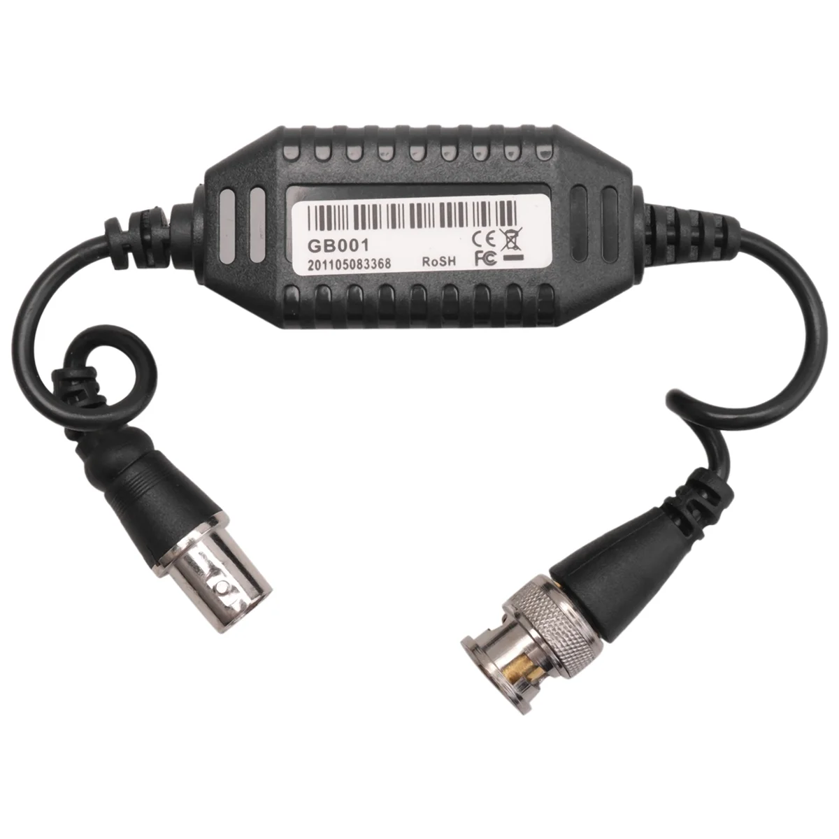 Coaxial Video Ground Loop Isolator Balun BNC Male to Female for CCTV Camera