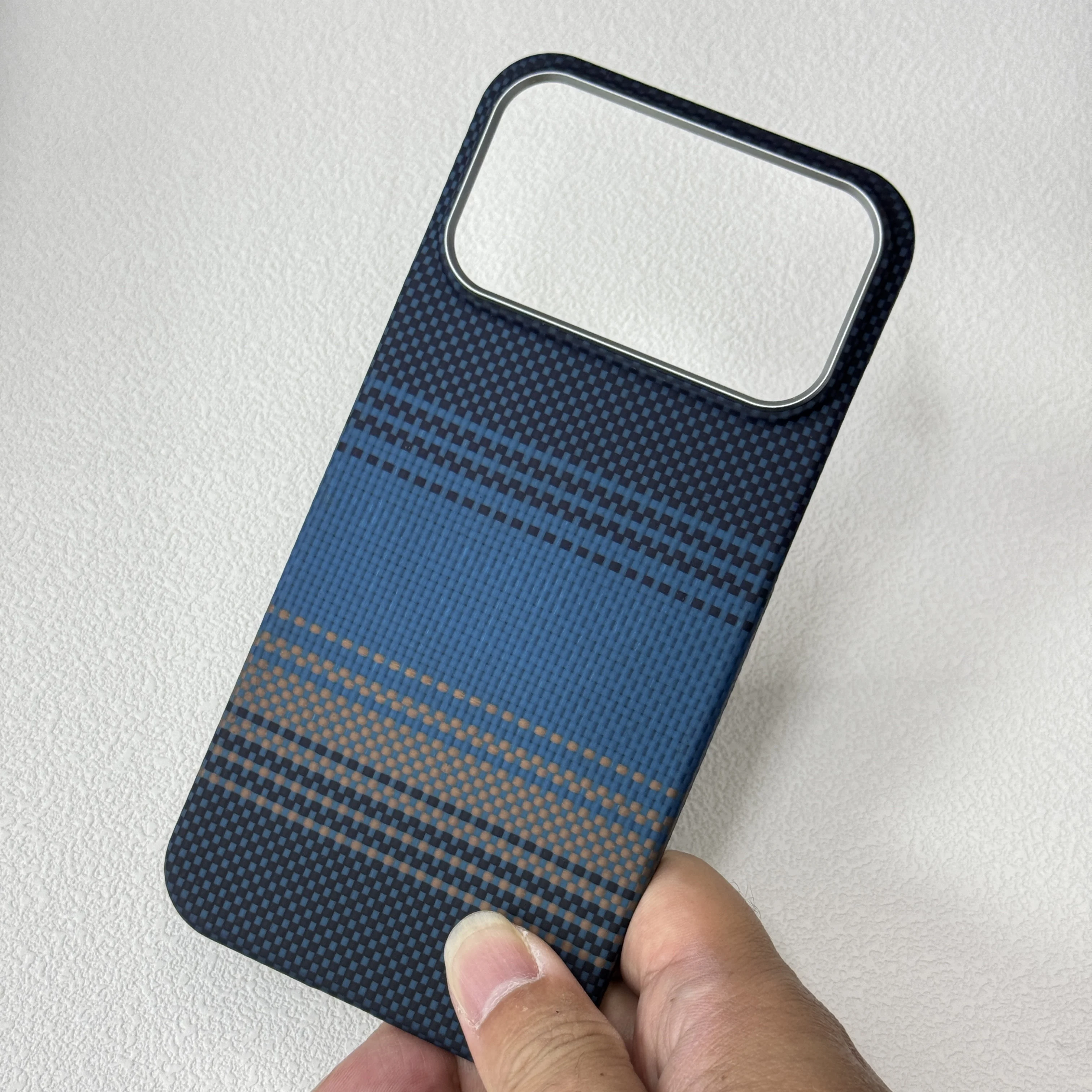 

For iPhone 17 Pro Max/17 Pro Slim Aramid Fiber MagSafe Case – Ultra-Thin Scratch Resistant Cover, Premium Grip