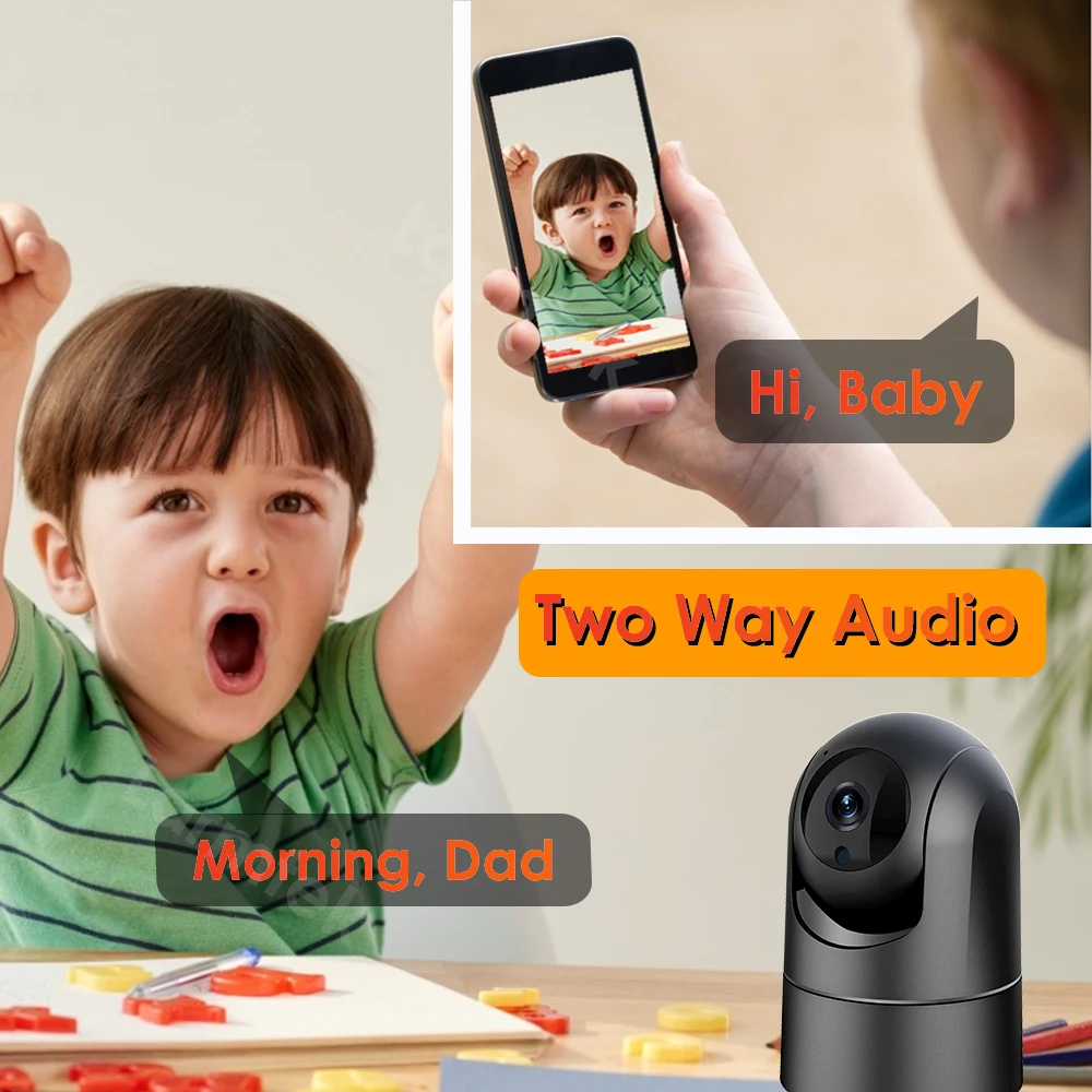 5G WiFi IP Camera 4MP Baby Monitor 1080P Security Protection CCTV Video Surveillance Auto Tracking Mini Indoor Home Cam Alexa