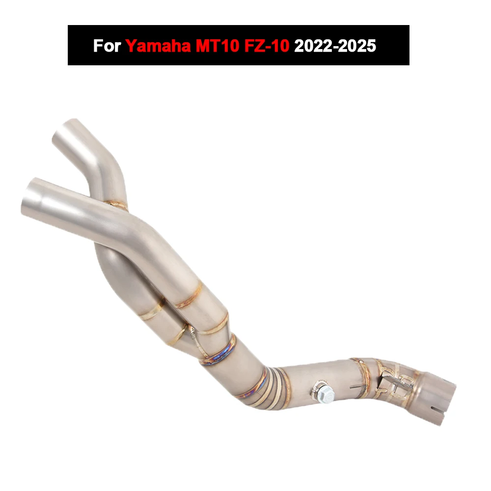 

Motorcycle Exhaust Stainless Steel Middle Link Pipe Escape Moto Muffler DB Killer Slip On For Yamaha YZF-R1 2007-2008