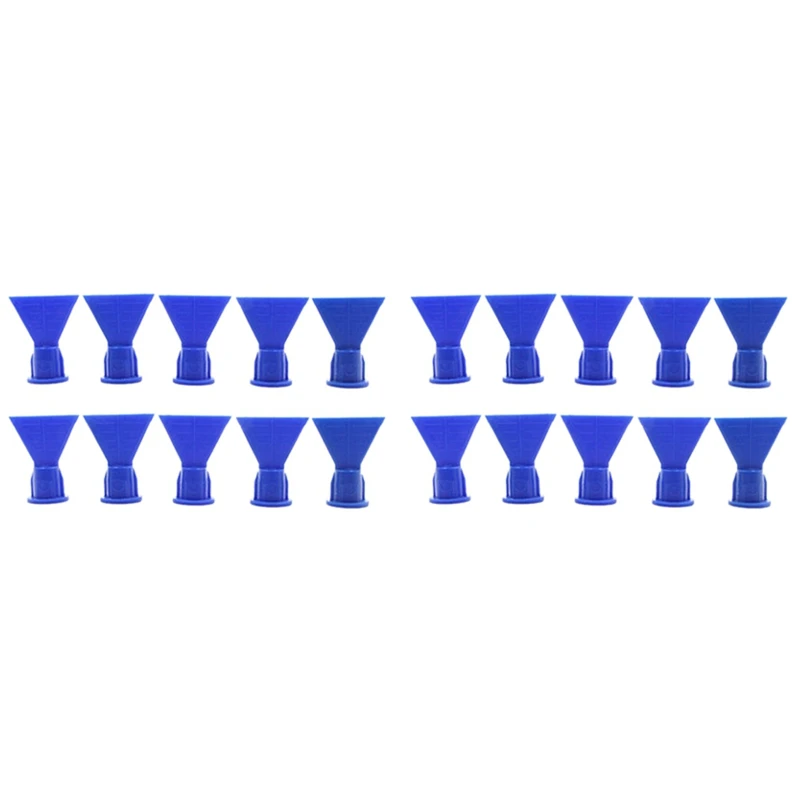 

Wave Shape Silicon Cone For Cartridge Caulking Spare Part Nozzle Spray Tip For Sealant Dispenser Syringe Accessory 20Pcs