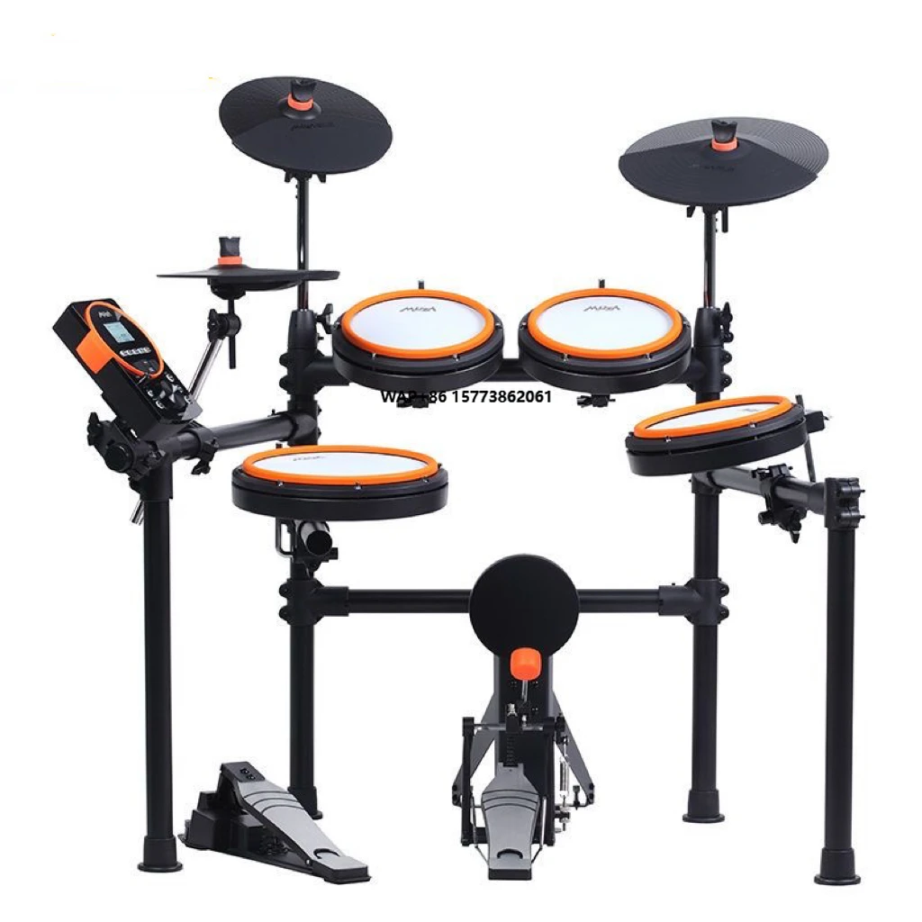 

Medel Electronic Drum MZ528 Electronic Drum Portable Children's Performance Drum Set