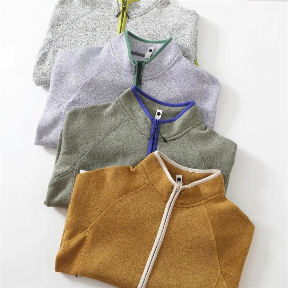 

Ionic Cosite Теплый Fce Осень Зима Мужской Brued Внутренняя подкладка Термальный воротник-стойка на молнии Jaet Sport Пара Fce...