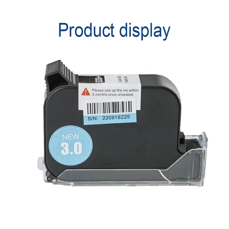 High Quality Wholesale Handheld Inkjet Printer 53S Fast‑Dry Ink Quick‑Drying Solvent Inkjet Cartridge Replacement