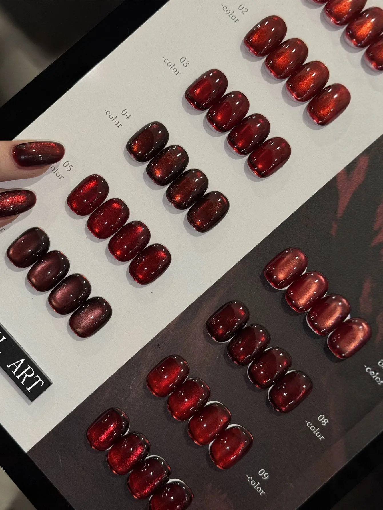 MIANEL 10ML 새해 레드 화이트닝 유리 구슬 파인 글리터 새틴 도자기 화이트 네일 아트 장식 DIY 네일 아트용