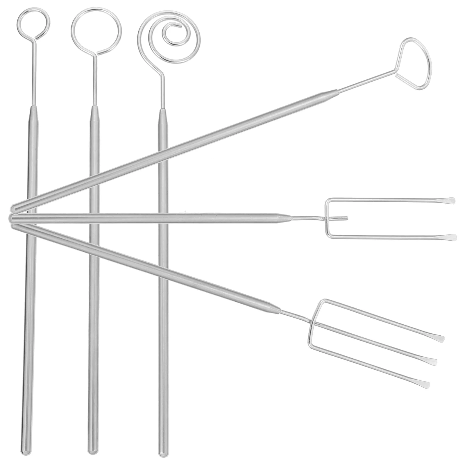 

Chocolate Fork Candy Making Supplies Fondue Dipping Tools Pickles Kit Drizzle Dessert Melting Stainless Steel