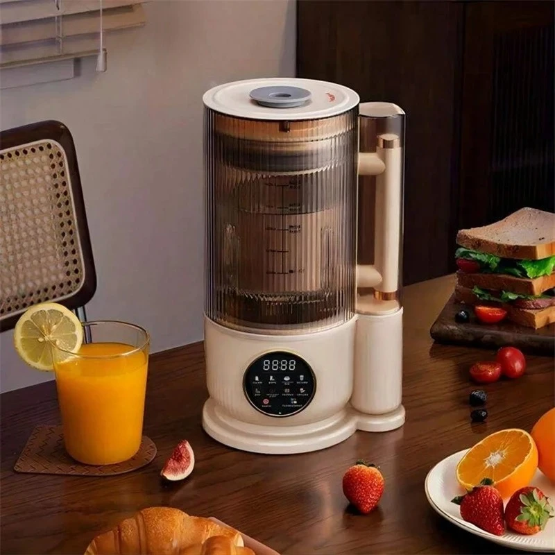 Frullatore Elettrico 1500ML con Tritaghiaccio e Frullatore per Alimenti, per Cucina, per Latte di Soia e Succhi, con Funzione di Frullatura ad Alta Tecnologia e Parete in Vetro