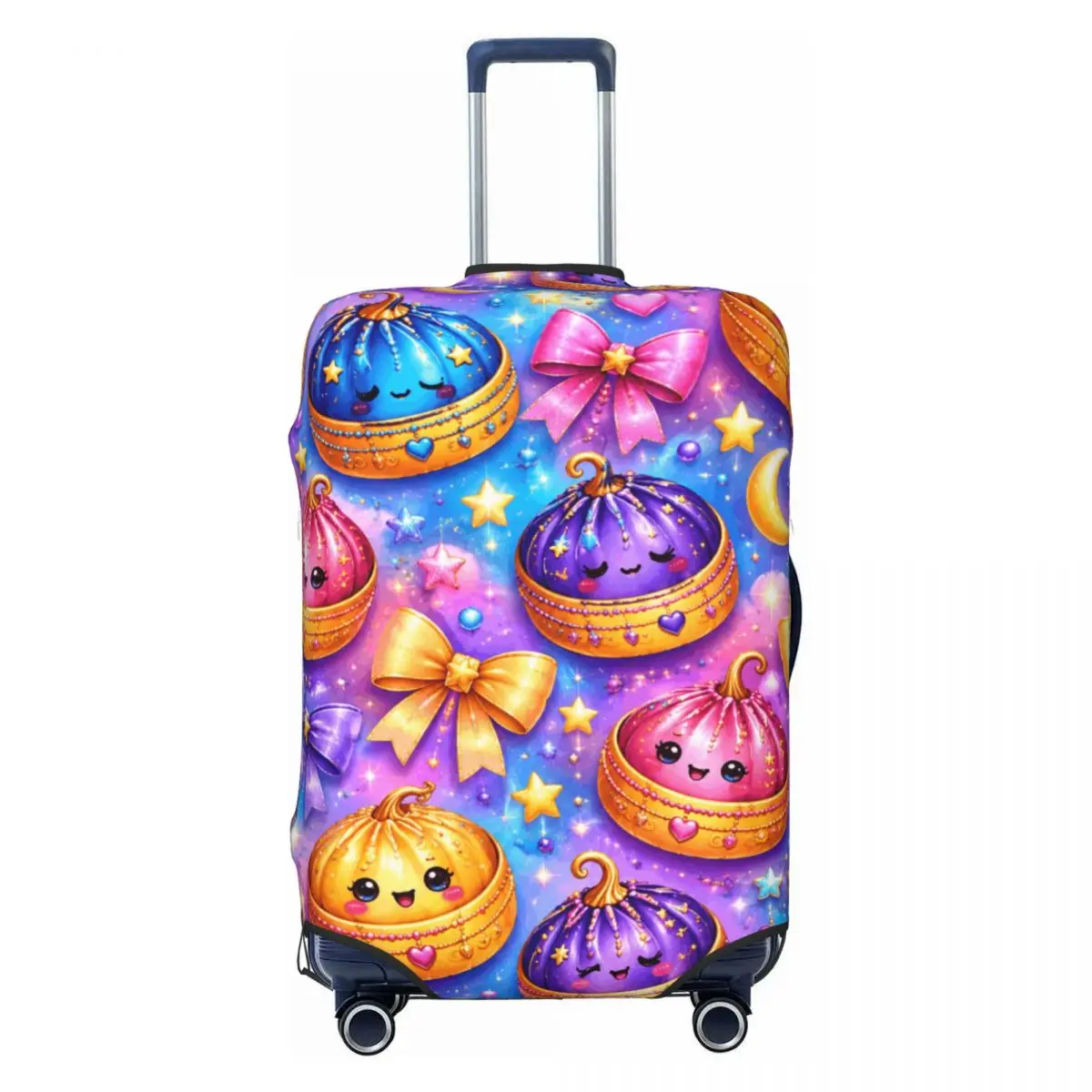 Star Sky Xiaolongbao Pattern Suitcase Cover Travel Flight Fun Luggage Accesories Protection