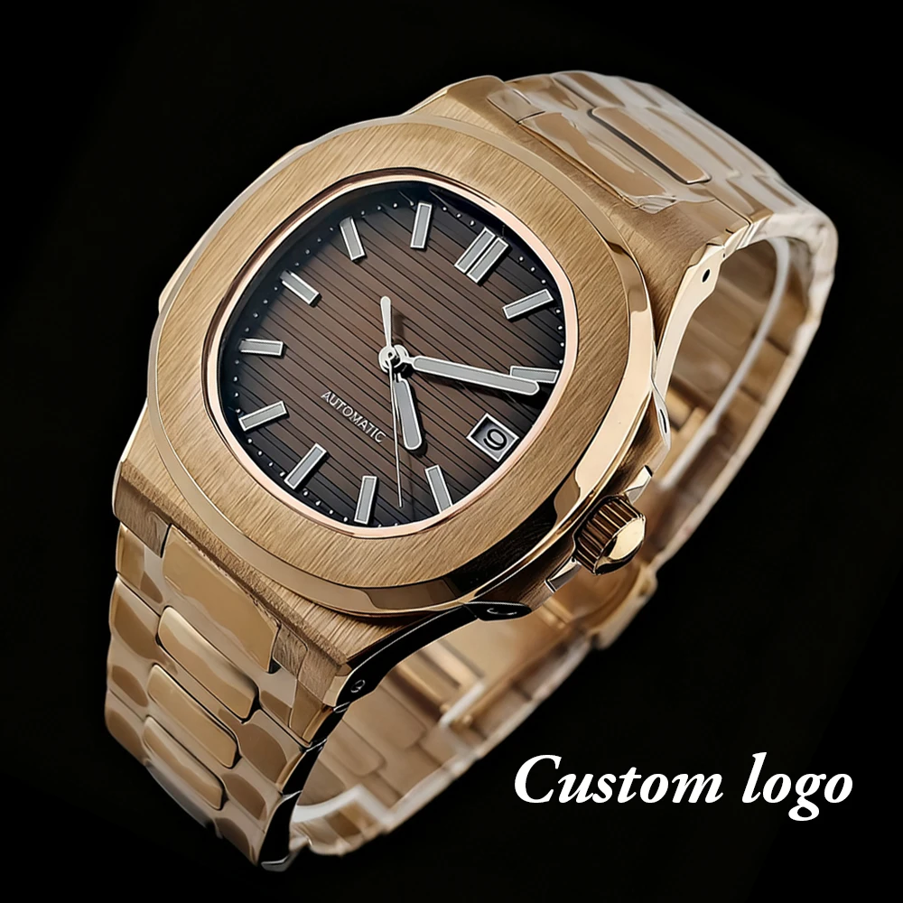 39mm NH35  Customized Logo Watch Men's Watch Stainless Steel Watch Sapphire Glass NH35 Movement Watch