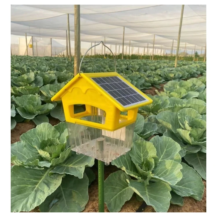 Best Selling Fruit Fly Trap Physical Control Electric Solar Pest Killer For Orchards Farms Garden