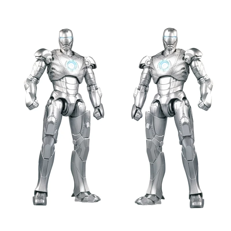 Fondjoy الرجل الحديدي توني ستارك MK1 MK2 MK3 MK4 MK5 MK6 MK7 ألعاب شخصيات الحركة نموذج جمع مجموعة المرآب هدايا عيد ميلاد الأطفال #4