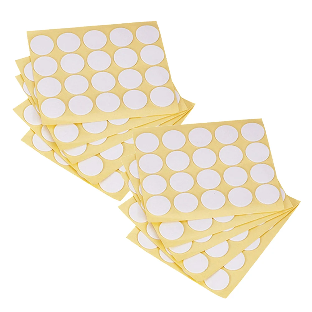 

200pcs Foam Adhesive Dots Double Sided Wick Stickers Core Holders Yellow Easy To Use No Residue Strong Bonding For