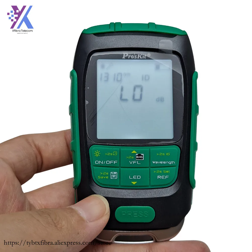

Proskit MT-7615/7616 4 In 1 Multifunction Optical Power Meter Fiber Network Disconnection Lan Cable Tester Visual Fault Locator